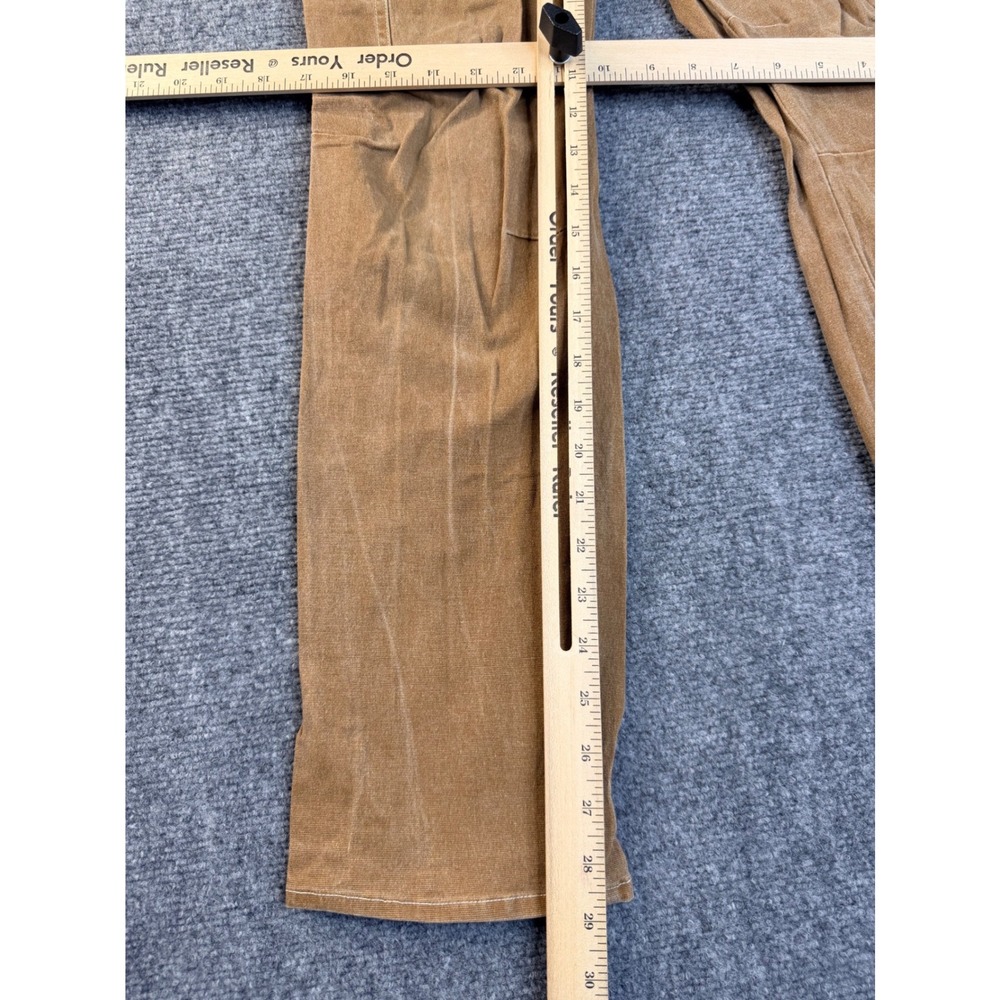 Dickies Womens 7/28 Brown Corduroy Cargo Pants High Rise Utility Workwear Y2K - Picture 4 of 8